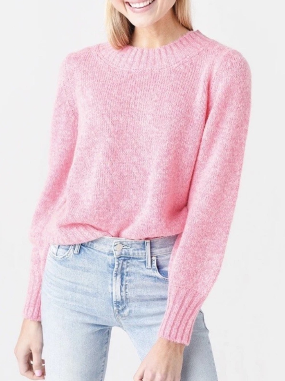 Xirena Dillan Wool Blend Sweater in Pink Size Small Retail $315
